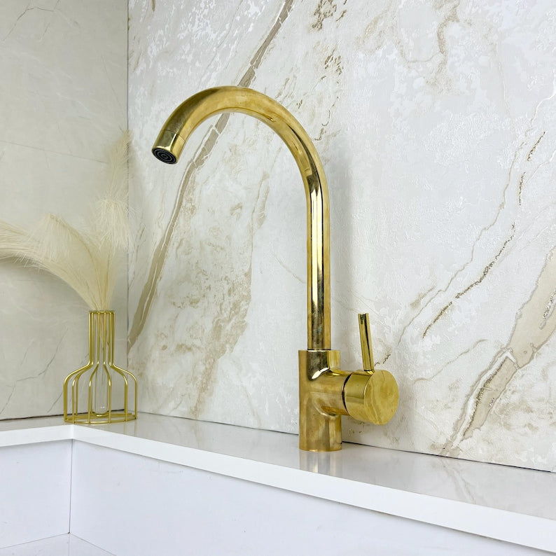 One Hole One Handle Mixer Brass Faucet
