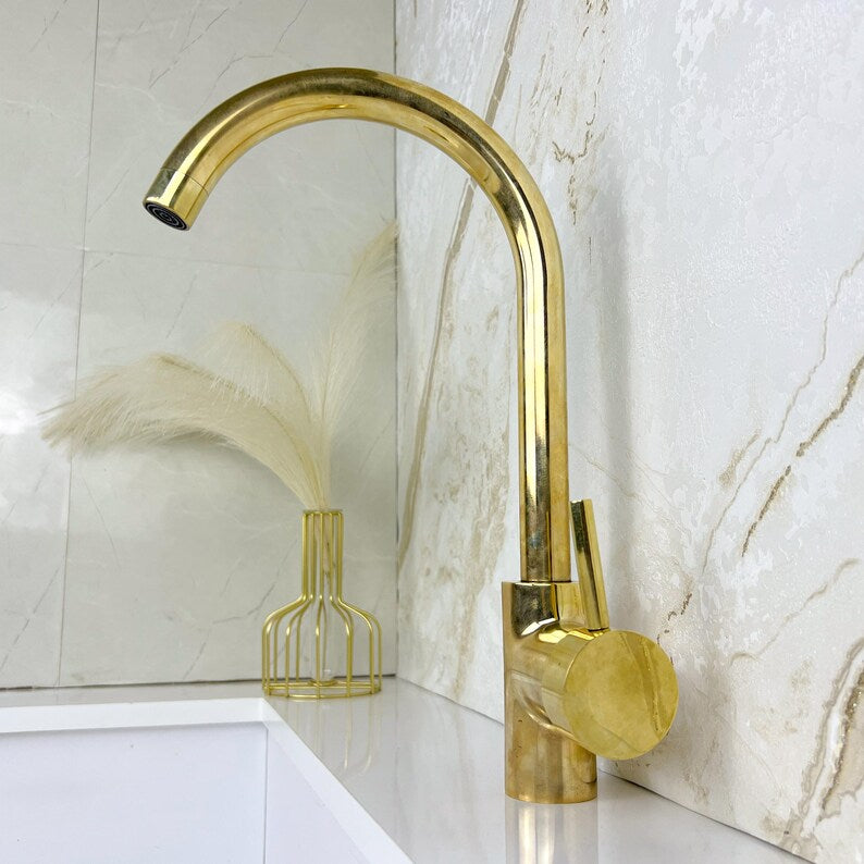 One Hole One Handle Mixer Brass Faucet