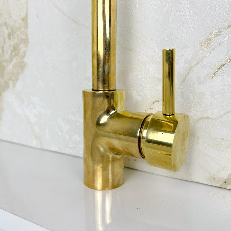 One Hole One Handle Mixer Brass Faucet
