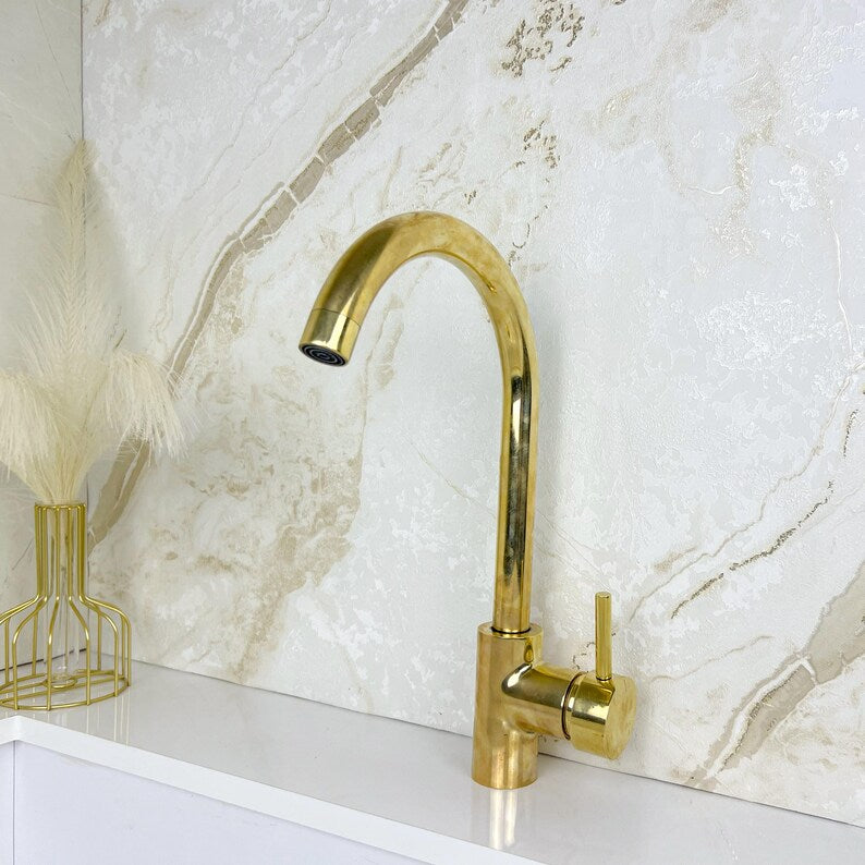 One Hole One Handle Mixer Brass Faucet