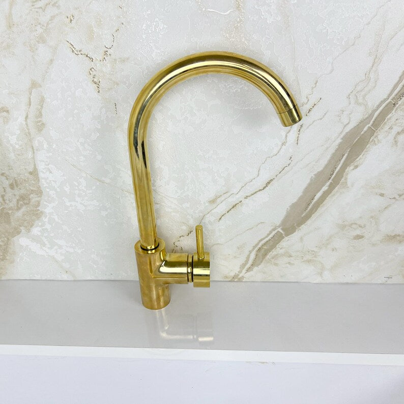 One Hole One Handle Mixer Brass Faucet